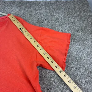 FP Beach Shore to Shore Tunic Top XS Oversized‎ Coral High Low Raw Hem Lagenlook thumbnail 4