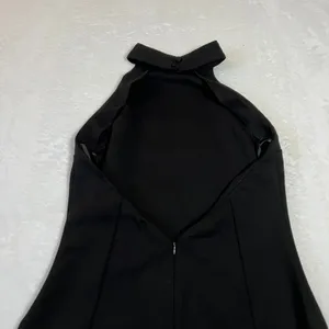 NEW Lulus Chic Masterpiece Black Backless Trumpet Hem Midi Dress Size M LBD Glam thumbnail 7
