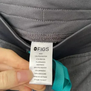 Figs XS Livingston Basic Scrub Pants in Graphite Gray thumbnail 7