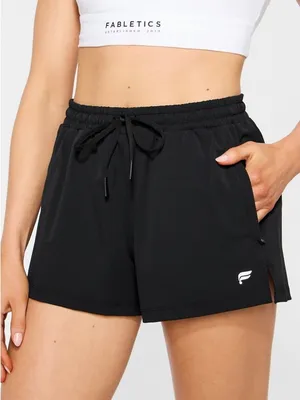 Fabletics All Day Black Women's Athletic Shorts thumbnail 1