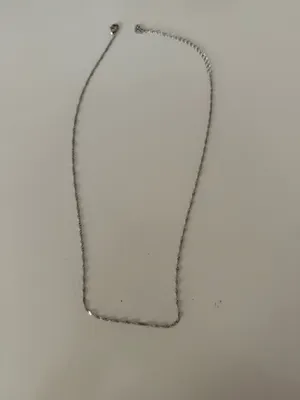 Caitlyn Minimalist Necklace Silver thumbnail 1