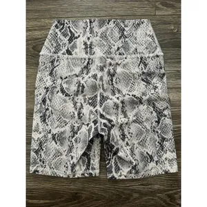 Alo Yoga snakeskin vapor biker shorts thumbnail 5