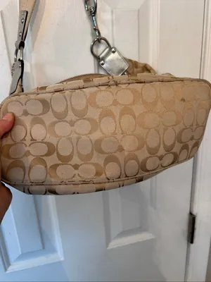 Coach vintage signature patch multicolor hobo bag Y2K signature c thumbnail 9