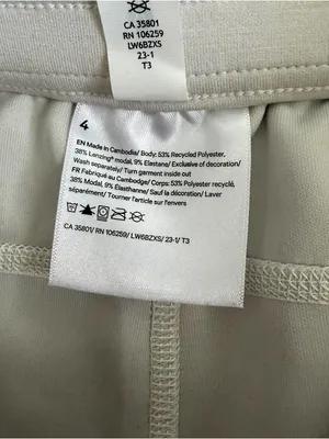 Lululemon Softstreme High-Rise Straight Leg Crop Pants White Opal W6BZXS‎ thumbnail 8
