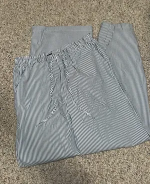 SheIn Blue Stripped Pants thumbnail 1