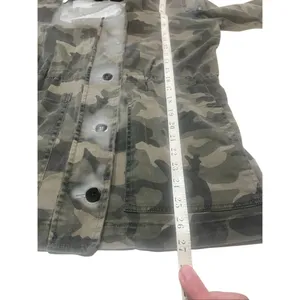 Lucky Brand hooded utility jacket Green Camo Sz S NWT thumbnail 6