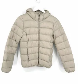 Aritzia TNA The Little Puff Packable Down Jacket Beige Size XS thumbnail 1