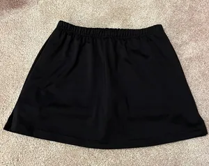 Black Athletic Workout Skirt Size M thumbnail 1