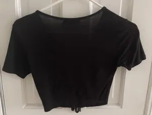 Black Ruched Top thumbnail 2