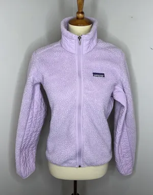 Womens Patagonia‎ Synchilla Retro Fleece Purple Lilac Small thumbnail 1