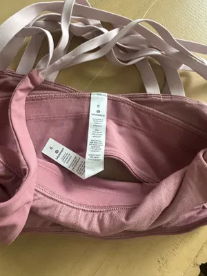 Lululemon Free To Be Moved Bra Quicksand / Porcelain Pink 6 thumbnail 5