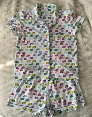 RARE Roller Rabbit Moby Pajamas, Size XS EUC thumbnail 1
