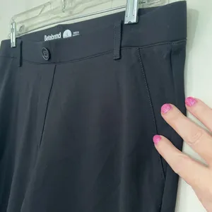 Betabrand Classic Dress Pants Yoga Pants Bootcut Black ~ Women’s Size L Petite thumbnail 7