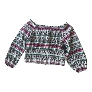 Wrangler Retro Off‎ Shoulder Long Sleeve Elastic Women’s Top Plus Size Size XXL thumbnail 4
