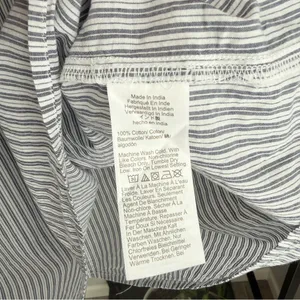 J. Crew Striped Flutter Sleeve Top thumbnail 4