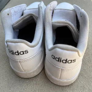 🤍 Adidas Grand Court White Black Stripe Sneakers Size US 7 Women's Classic Tennis Casual Shoes Y2K Minimalist 🤍 thumbnail 6