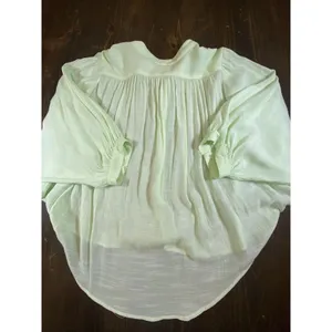 Anthropologie Maeve Brynna Light Green Button up Blouse Dolman Sleeve Women's XS thumbnail 12
