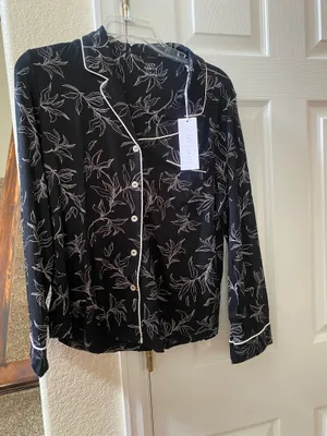 Earth Brand Cozy Earth Lounge Shirt Black thumbnail 5