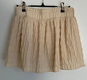 Zara‎ Ivory Checkered Skort size small thumbnail 1