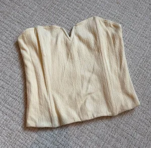 Anthropologie Yellow Top thumbnail 1