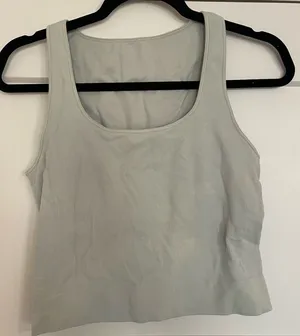 DSG Women's Ribbed Athletic Tank Top - Light Green thumbnail 1