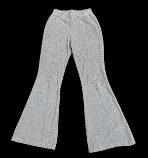Aerie Ribbed Velour Flare Pants XS Regular High Rise Loungewear‎ Cozy Minimalist thumbnail 1