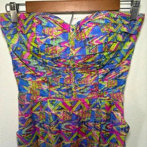 Charlie Jade‎ Anthropologie Small Ginger Dress Multicolored Silk Blend Pockets thumbnail 4