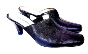 Bandolino Heels DBTasty Women's Brown Leather Slip-On Mules Shoes Size 7.5 thumbnail 1