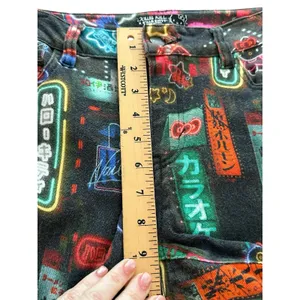 Hello Kitty X Dolls Kill Pixel‎ City Jeans Small Teen Neon Sign Sanrio #T12-8 thumbnail 9