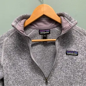 Patagonia Better Sweater Quarter-Zip Pullover Women's Purple XS thumbnail 3