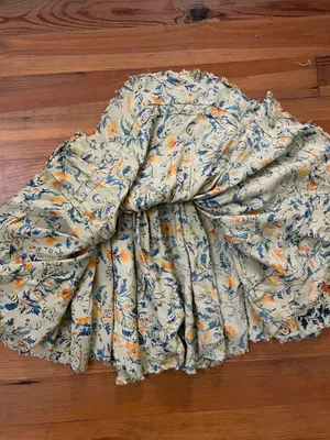 Free People FP One Third Charm Floral Print Tiered Mini Skirt Boho Viscose thumbnail 4
