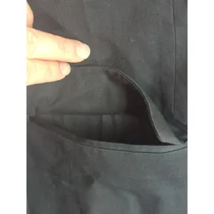 Theory Black Cotton Blend Single Breasted‎ One Button Blazer Corporate Women's 6 thumbnail 4