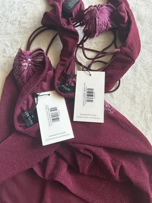 Outcast Clothing 2 Piece Set Kendrick top raspberry shimmer Kendrick skirt raspberry shimmer thumbnail 11