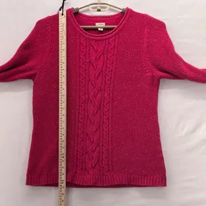 LL Bean Roll Neck Sweater Large‎ Pink thumbnail 12
