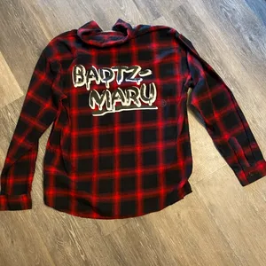 Hello Kitty and Friends x Forever 21 Red Button Down Flannel Long Sleeve Shirt thumbnail 5