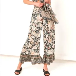 Spell & the Gypsy Collective Amethyst Palazzo Pants in Nightfall Size M NWT‎ thumbnail 5