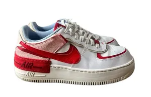 Nike Air Force 1 Low Shadow Cracked Leather Women's Shoe Size 9.5 #276 thumbnail 1