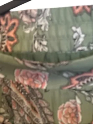 Paisley Floral Wide Leg Pants — Olive & Blush thumbnail 4