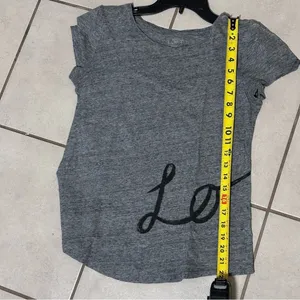 Ann Taylor‎ LOFT Women Gray shirt size small thumbnail 6