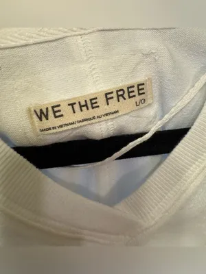 NWOT Free People We The Free One That Got Away Tee - ivory white - Large thumbnail 9