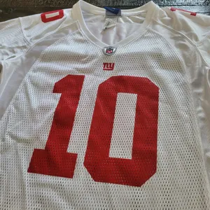 New York Giants Reebok On Field Jersey Women’s Large Eli Manning #10 White NFL thumbnail 2