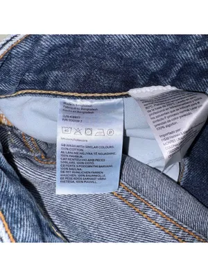 H&M NWT $59 Woman’s W28 L30 Loose Bootcut Blue Denim Jeans Size 28/30 thumbnail 6