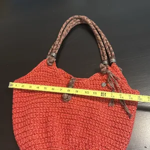 Sakroots Crochet Bucket Bag - Burnt‎ Orange thumbnail 5