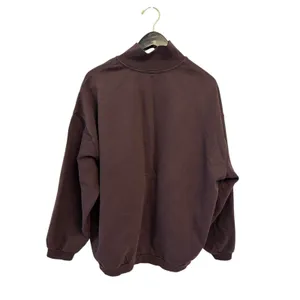 SKIMS Oversize Fleece Half Zip Pullover in Espresso small NWT thumbnail 8