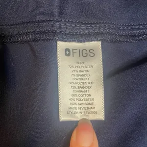 FIGS Zamora Jogger Scrub Pants Navy Blue Large CNA RN VET‎ MED thumbnail 4