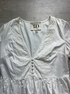 TJD The Jetset Diaries After Forever Embroidered Bell Sleeves Top Size XS thumbnail 5