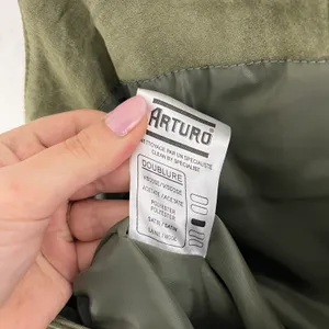 ARTURO Vintage 90s Army Green Suede Leather Grunge Asymmetrical Hem Mini Dress thumbnail 8