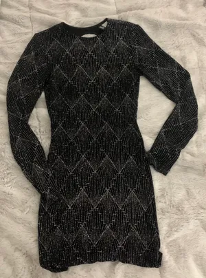 Divided Black Dress thumbnail 1