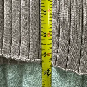 Abercrombie & Fitch Women’s Beige Long Sleeve Ribbed Knit Bodycon Dress Size XS thumbnail 6