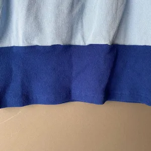 Cider top women's size‎ M off shoulder milkmaid cottage core blue NWT thumbnail 6